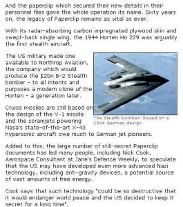 operation paperclip  Operation Paperclip, Nazi UFOs  Flying machines and such !!!  Pinterest  UFO