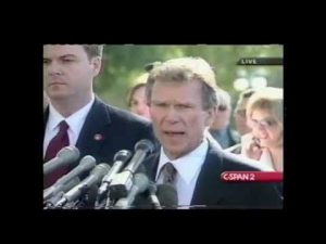 The October 2001 anthrax letter attacks. 1st they blamed Al Qaeda with support from Iraq. When evidence proved the anthrax was from US labs, they scapegoated Steven Hatfill, who was proven innocent. Then they targeted Bruce Ivins, again without evidence.