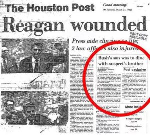 More Bush headlines I saved from the past. What a tangled web we weave ! : conspiracy