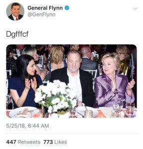 General Flynn just tweeted this picture and minutes later it was removed - conspiracy