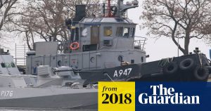 Russia accuses Ukraine of naval 'provocation' in Kerch strait  World news  The Guardian