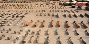 Authorities seize Israeli, US- made weapons left by terrorists in Daraa countryside – Syrian Arab News Agency