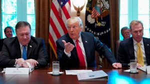 Trump Says the Military Industrial Complex is Pressuring him Into a War With Iran