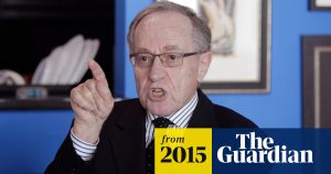 Alan Dershowitz tried to discredit girl who accused Jeffrey Epstein of rape US news The Guardian