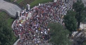 Protest Against Student Flu Shot Madate Held At Mass. State House &ndash; CBS Boston