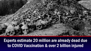 Experts estimate 20 million are already dead due to COVID Vaccination & over 2 billion injured – The Expose
