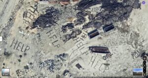 Satellite Image Reveals Chilling 'HELP' Signs in California, Stirring Social Media Speculation