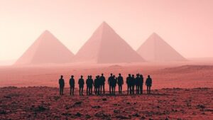CIA docs claim life did exist on Mars... and it was a population of 'very large people' who built pyramids