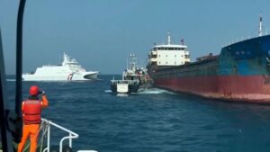 Taiwan charges captain of Chinese ship Hong Tai 58 with damaging deep-sea cables